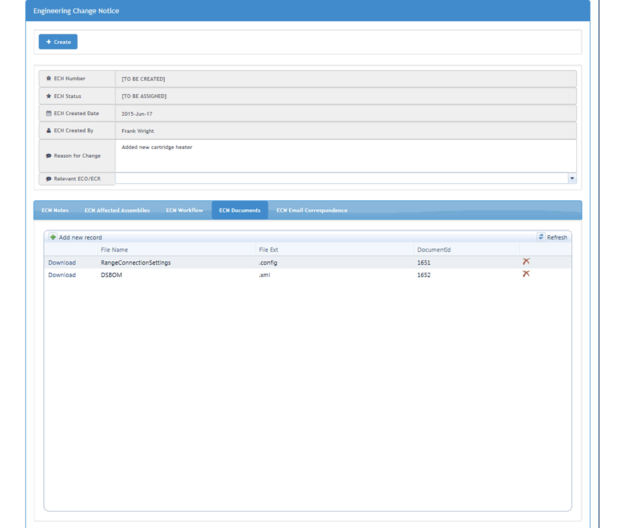 ECN Manager - ECN Documents