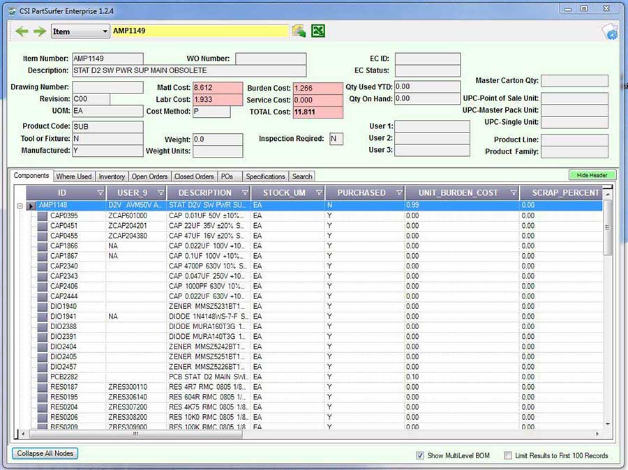 PartSurfer Enterprise - CAD ERP Part Search Tool QBuild Software PartSurfer Enterprise - CAD ERP Part Search Tool