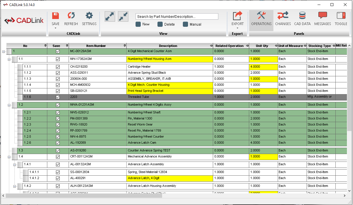 Oracle CADLink: Connect Oracle ERP & CAD BOM Data